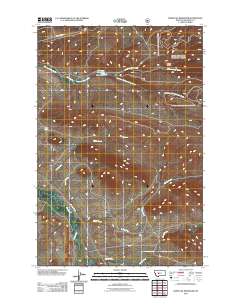 Whitetail Reservoir 2011 topographic map thumbnail