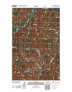 Stahl Peak 2011 topographic map thumbnail