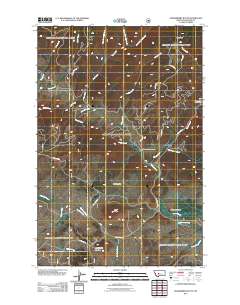 Strawberry Butte 2011 topographic map thumbnail