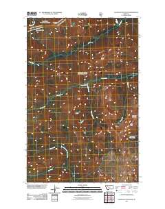 Slategoat Mountain 2011 topographic map thumbnail