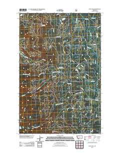 Peck Lake 2011 topographic map thumbnail