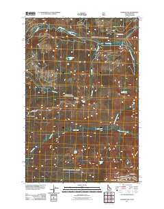 Ranger Peak 2011 topographic map thumbnail