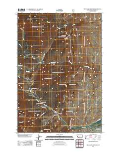 Twin Adams Mountain 2011 topographic map thumbnail