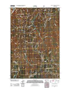 Schultz Saddle 2011 topographic map thumbnail