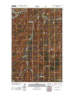 Thunder Mountain 2011 topographic map thumbnail