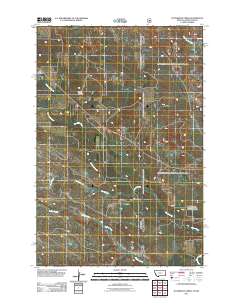Waterhole Creek 2011 topographic map thumbnail