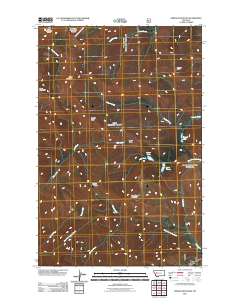 Spread Mountain 2011 topographic map thumbnail