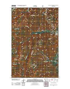 Sawtooth Mountain 2011 topographic map thumbnail