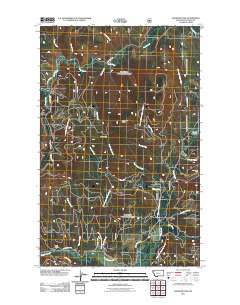Johnson Peak 2011 topographic map thumbnail