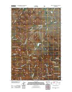 Middle Creek Lake 2011 topographic map thumbnail