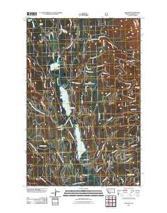 Lake Inez 2011 topographic map thumbnail