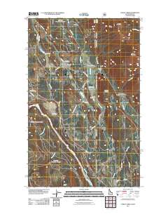 Curley Creek 2011 topographic map thumbnail