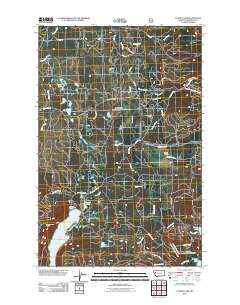 Cygnet Lake 2011 topographic map thumbnail