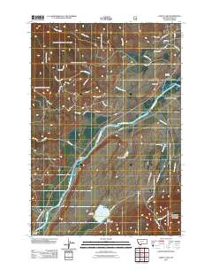 Dailey Lake 2011 topographic map thumbnail