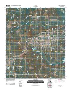Fordyce 2011 topographic map thumbnail