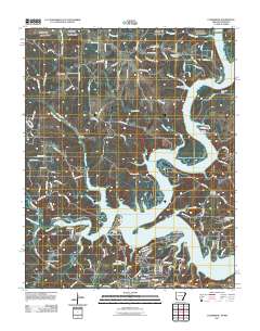 Clarkridge 2011 topographic map thumbnail