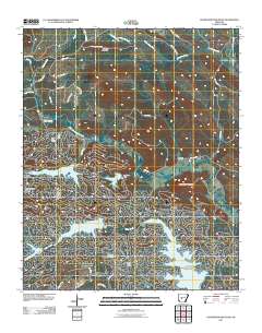 Goosepond Mountain 2011 topographic map thumbnail
