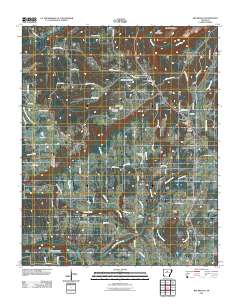 Bee Branch 2011 topographic map thumbnail