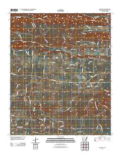 De Roche 2011 topographic map thumbnail