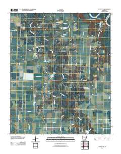 De Witt NE 2011 topographic map thumbnail