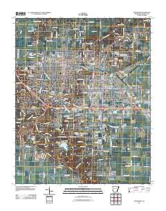Jonesboro 2011 topographic map thumbnail