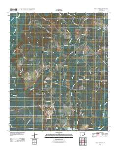 Holly Springs 2011 topographic map thumbnail