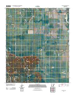 Fouke NE 2011 topographic map thumbnail