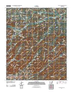 Fountain Lake 2011 topographic map thumbnail