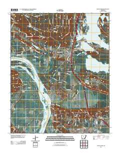 Mayflower 2011 topographic map thumbnail