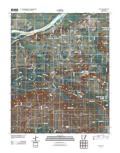 Lavaca 2011 topographic map thumbnail