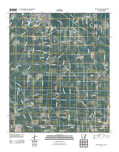 Crossett South 2011 topographic map thumbnail