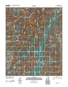 Manning 2011 topographic map thumbnail