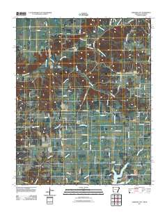 Cherokee City 2011 topographic map thumbnail