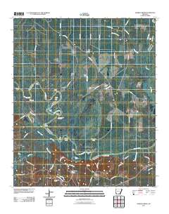 Harrell Brake 2011 topographic map thumbnail