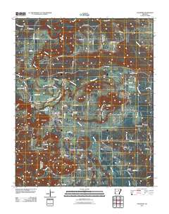 Pangburn 2011 topographic map thumbnail