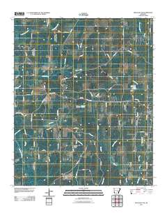 Pine Bluff NW 2011 topographic map thumbnail