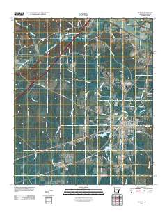 Gurdon 2011 topographic map thumbnail