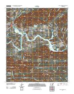 Lake Catherine 2011 topographic map thumbnail
