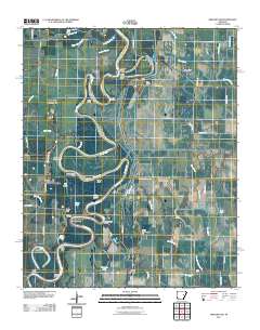 Gregory SW 2011 topographic map thumbnail