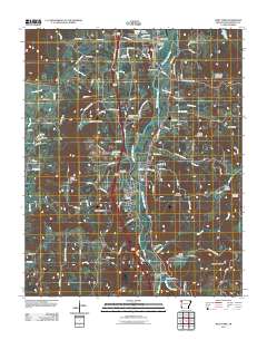 West Fork 2011 topographic map thumbnail