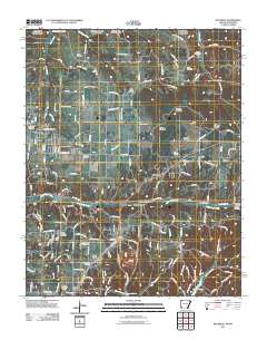 Pea Ridge 2011 topographic map thumbnail