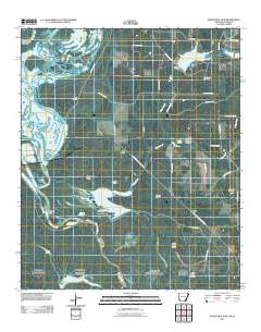 Felsenthal Dam 2011 topographic map thumbnail