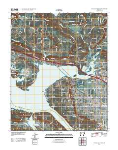 Russellville West 2011 topographic map thumbnail
