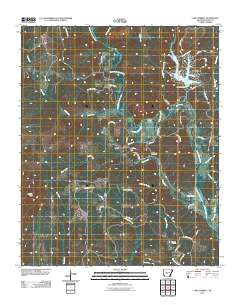 Lake Norrell 2011 topographic map thumbnail