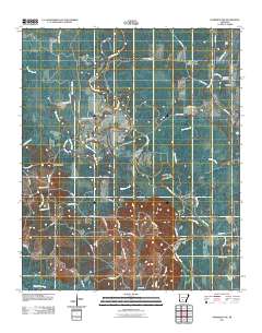 Sparkman NW 2011 topographic map thumbnail