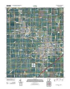 Blytheville 2011 topographic map thumbnail