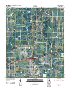 Brinkley 2011 topographic map thumbnail