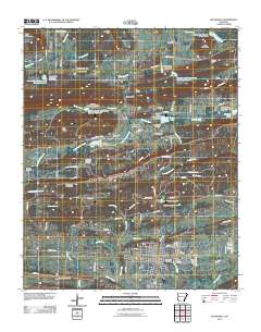 Booneville 2011 topographic map thumbnail