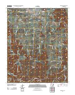 Berryville 2011 topographic map thumbnail