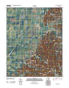 Boydsville 2011 topographic map thumbnail